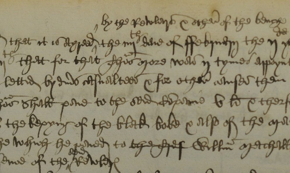Extract from the Black Books of Lincoln's Inn, of Sit Thomas More declining the post of Keeper of the Black Books