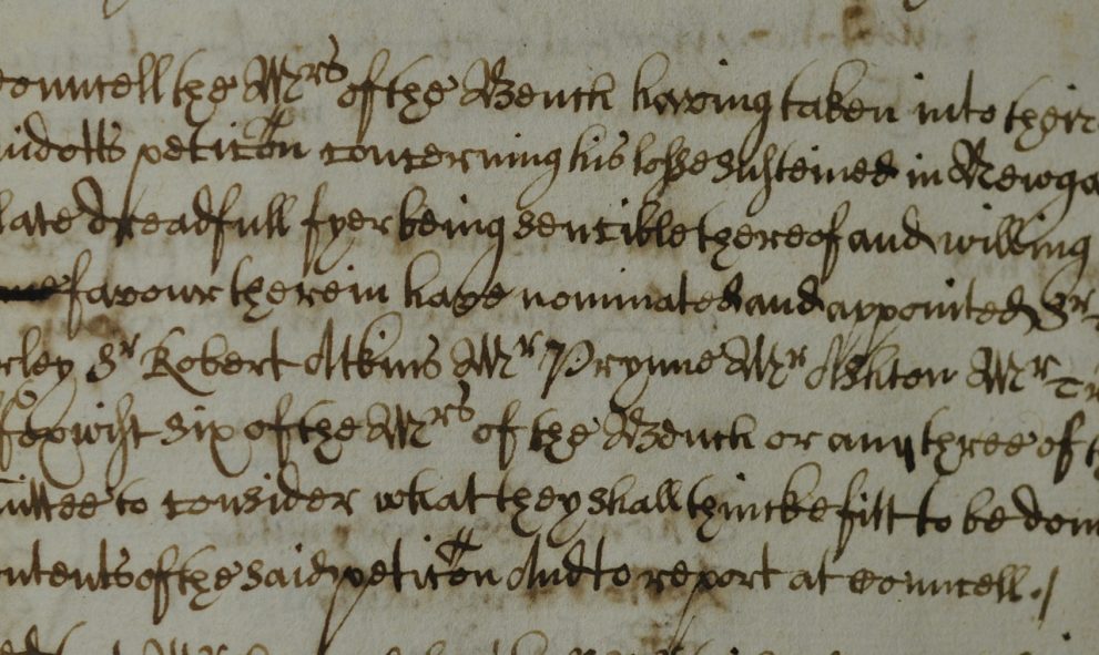 Extract from the Lincoln's Inn Black Books relating to the Great Fire of London, 13 November 1666