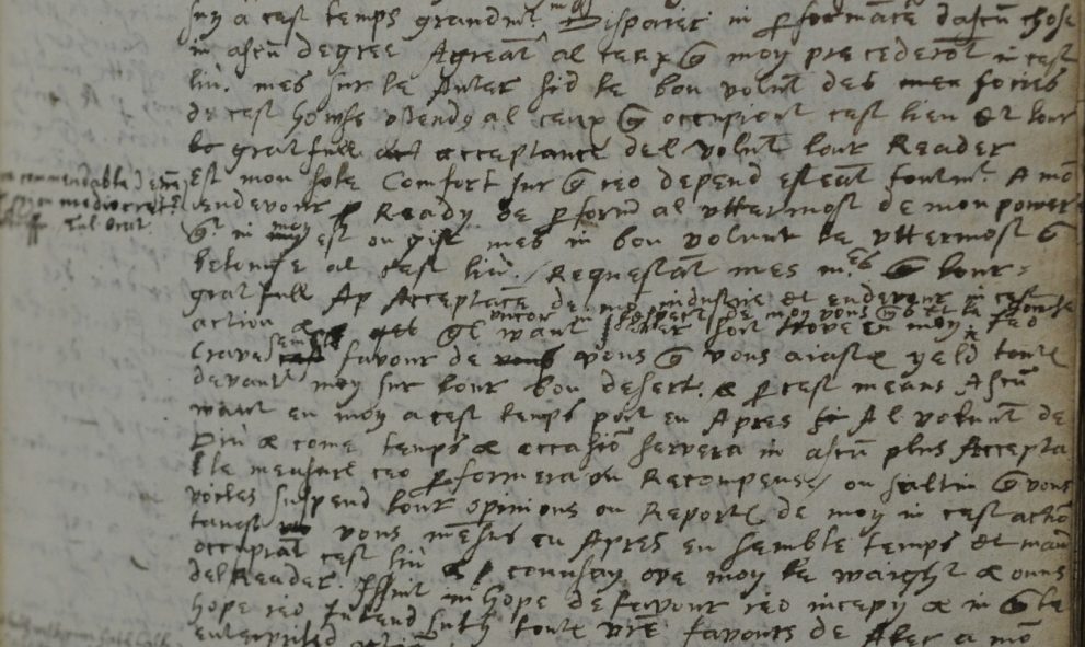 Notes on readings at Lincoln's Inn, between 1584 - 1586, from the Lincoln's Inn archives