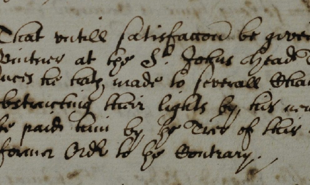 Extract from the Lincoln's Inn Black Books relating to a property demolished during the Great Fire of London, 26 June 1667