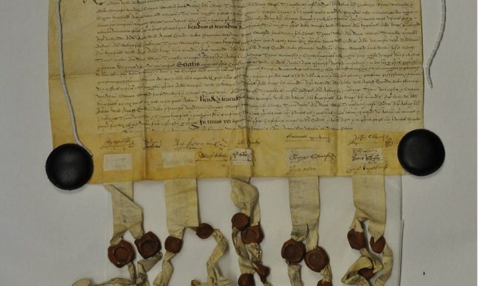 Transfer deed for the King’s Grocer’s House at 24 Newgate Stree, to Lincoln's Inn