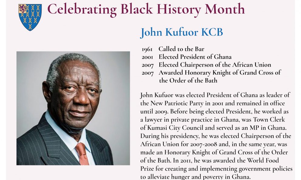 John Kufuor BHM 2020