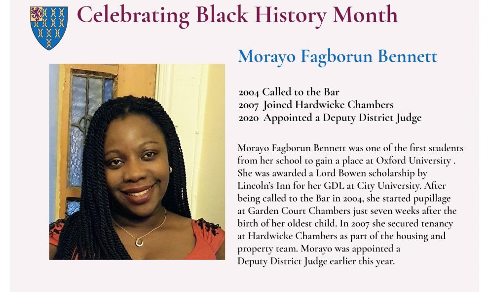 Morayo Fagborun Bennett BHM 2020