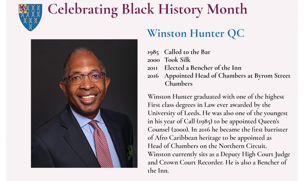 Winston Hunter QC BHM 2020